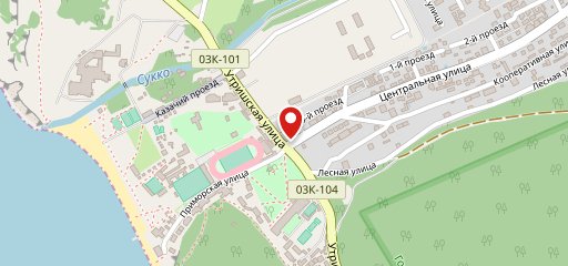 Столовая на карте