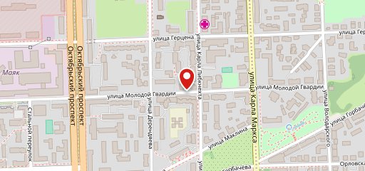 Семейная кофейня Раскраска на карте