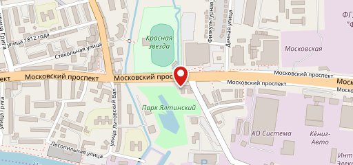 Кафе быстрого питания на карте