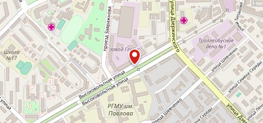 Кафе Фастфудной Продукции на ул. Высоковольтной, 40Б на карте