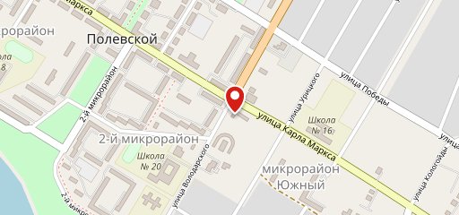 Фастфуд на карте