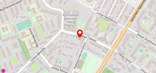 Шаурма на углях на карте