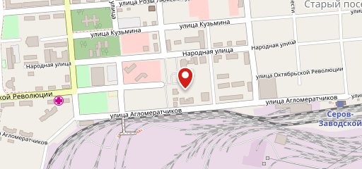 Фастфуд на карте