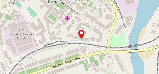Фастфуд на карте
