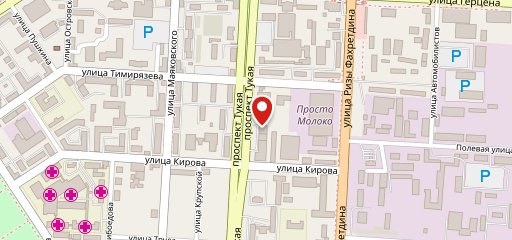 Фастфуд на карте