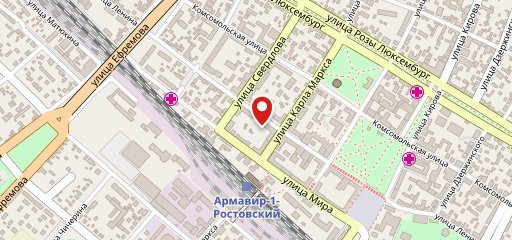Фастфуд на карте