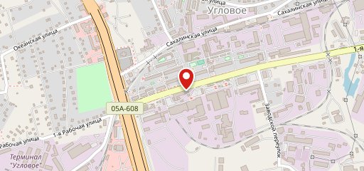 Фастфуд на карте
