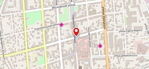 Фастфуд на карте