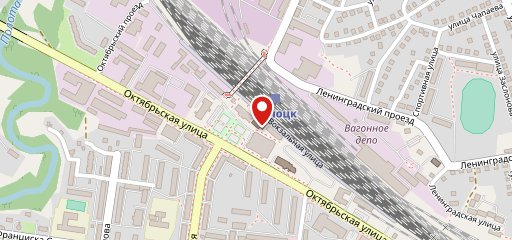Фастфуд на карте