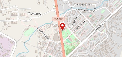 Фастфуд на карте