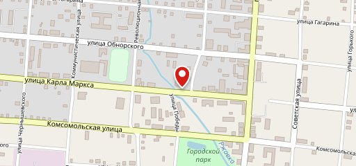 Фастфуд на карте