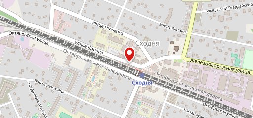 Фастфуд на карте