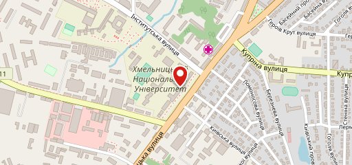 Фастфуд на карте
