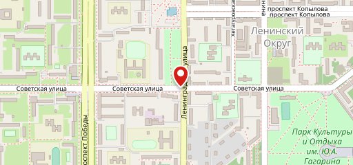 Фастфуд на карте