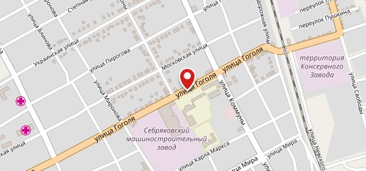 Фастфуд на карте