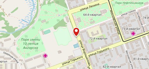 Фастфуд на улице на карте