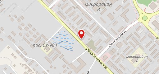 Фастфуд на карте