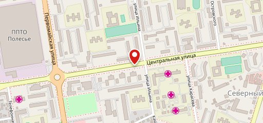 Фастфуд на карте