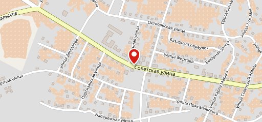 Фастфуд на карте