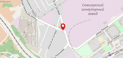 Фастфуд на карте