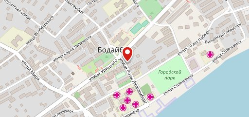 Фастфуд на карте