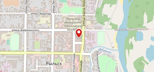 Фастфуд на карте