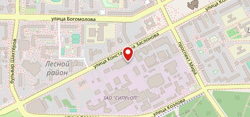 Фастфуд на карте