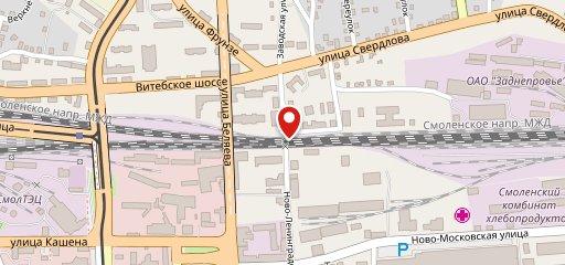 Фастфуд на карте