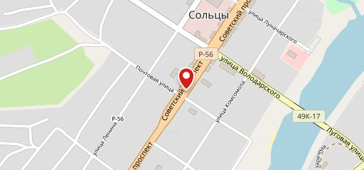 Фастфуд на карте