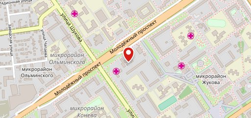 Фастфуд на карте