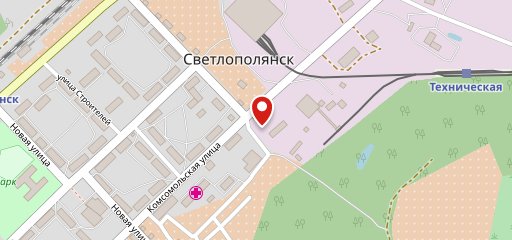 Фастфуд на карте
