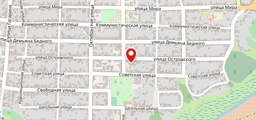 Фастфуд на карте