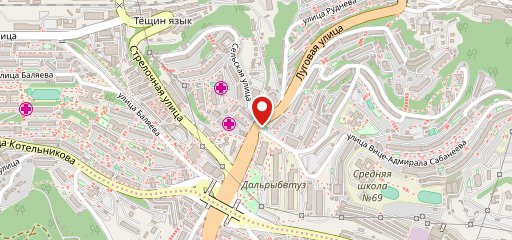 Фастфуд на карте
