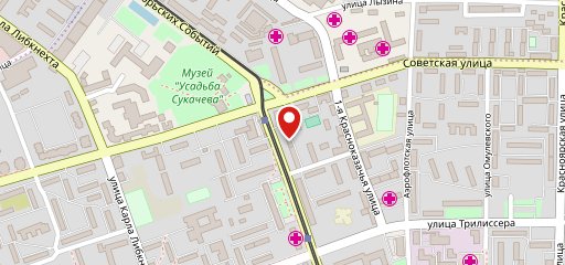 Любимая на карте