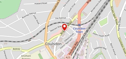 Favorite Chicken & Ribs Coulsdon на карте