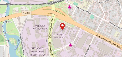 Филиал "Планторг" ОАО "Планар" Столовая на карте