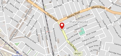 Fireaway Pizza City Road, Cardiff на карте