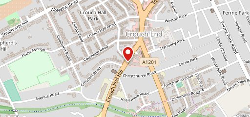 Firezza - Crouch End на карте