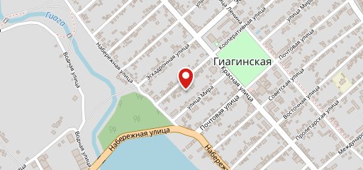 Фирменный магазин хлебозавода Гиагинский на карте