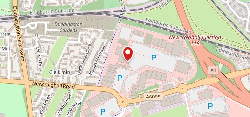Five Guys Burgers and Fries Edinburgh Fort Kinnaird на карте