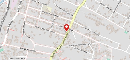 Фламинго, Кафе на карте
