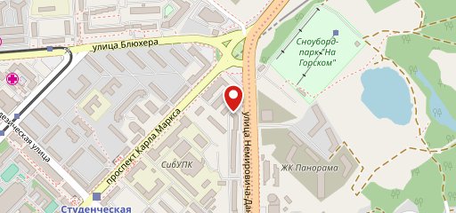 Фламинго на карте