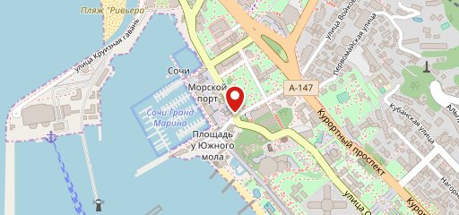 Фламинго на карте