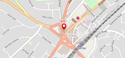 Food In Purley на карте