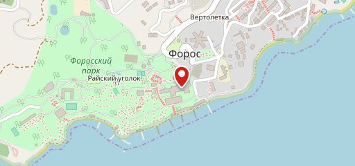 Форос холл на карте