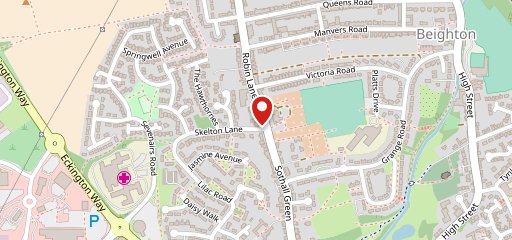 Fox Inn Sheffield на карте