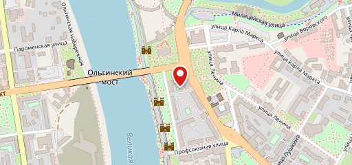 Французская булочка на карте