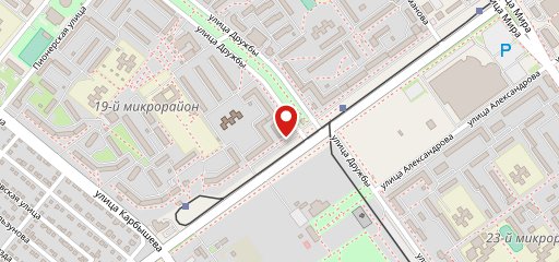 Французский багет на карте