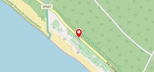 Spiaggia Libera Castel Porziano - Cancello 2 на карте
