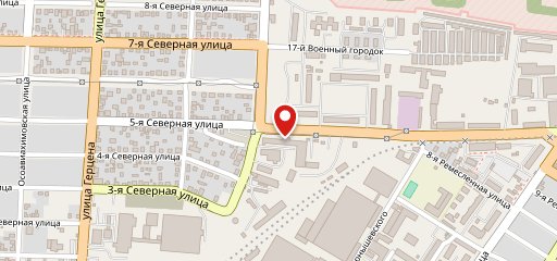 Свободный поток, сеть столовых на карте